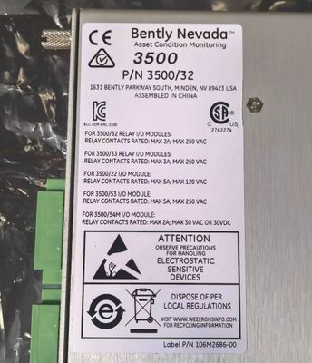 125720-02 بنتلي نيفادا 3500 4 قنوات وحدة الإرسال كامل الارتفاع مع منطق محرك الإنذار